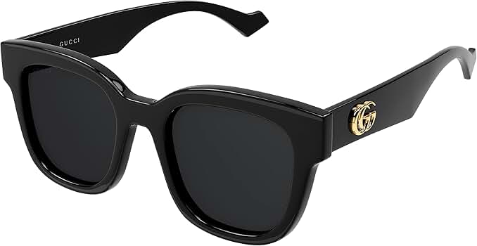 Gucci Women's Oversized Square Sunglasses, Shiny Black, One