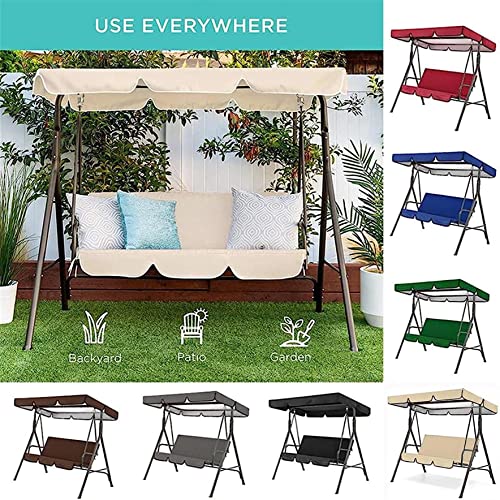 Canopée pour balancelle de jardin imperméable bâche toit - 7