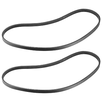 MaxLLTo 2 Pack Replacement Belt for Harbor Freight Central Machinery Mini Wood Lathe 65345 Model 24" Internal Length 4 Rib
