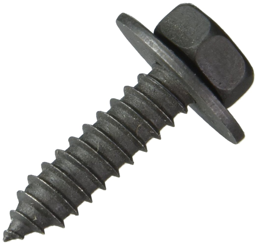 Hard-to-Find Fastener 014973219994 Indented Hex Head Sheet Metal Screws, 6.3mm x 25mm, Piece-10