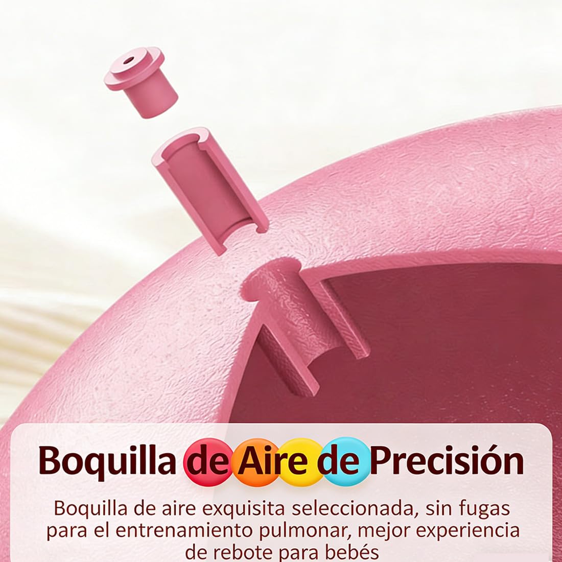 Pelota Saltarina para Niños, Balón de Equilibrio con Asa y Bomba, Juguete de Salto Interior Exterior, Ejercicio y Coordinación para Pequeños y Adultos, Regalo Cumpleaños para Niños y Niñas (A5)