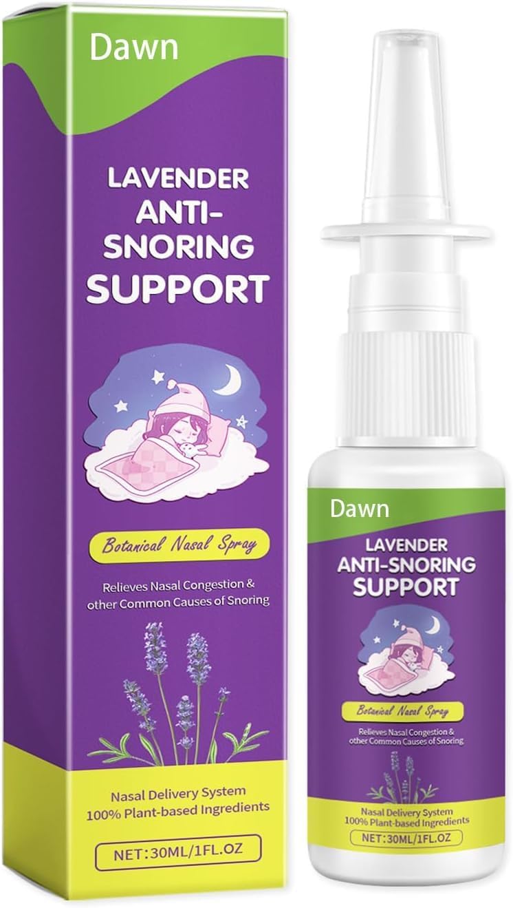 Anti Snoring Spray, Fast and Effective Anti-Snoring Device, Natural Plant Anti-Snoring Spray 30ml, Unisex, Effectively Helps You Sleep and Reduce Snoring,