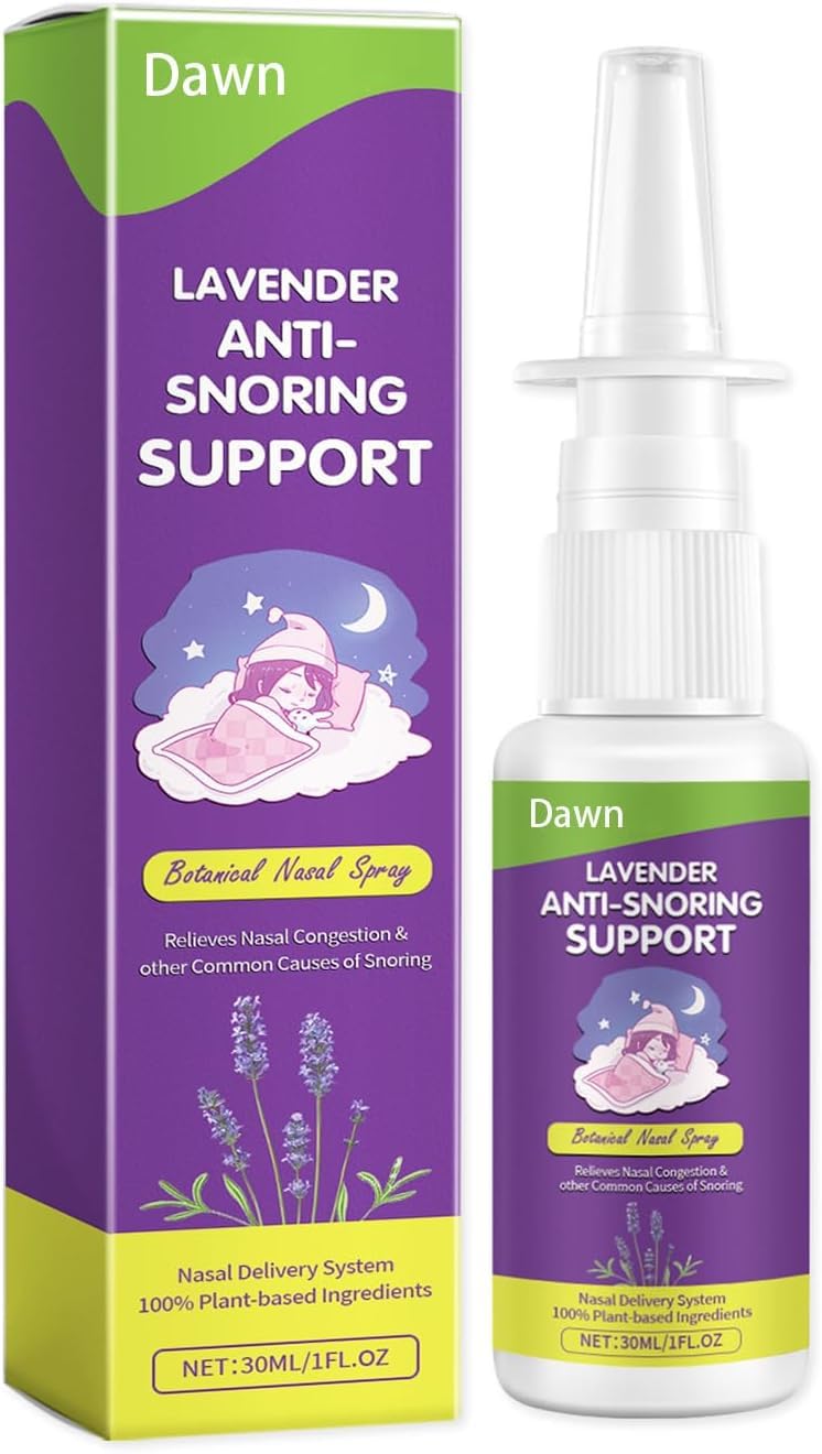 Anti Snoring Spray, Fast and Effective Anti-Snoring Device, Natural Plant Anti-Snoring Spray 30ml, Unisex, Effectively Helps You Sleep and Reduce Snoring,