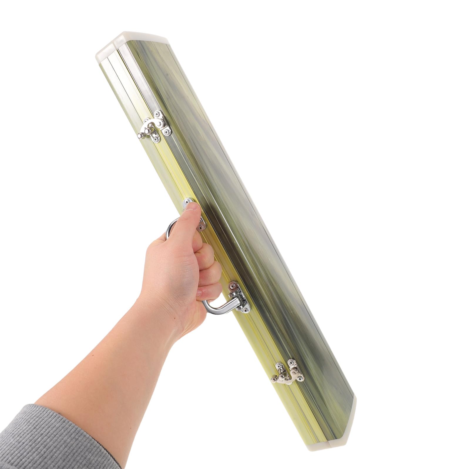 Toyvian Estuche Rígido para Flauta Doble de Bambú C/d/e, Caja Grande Ligera y Resistente para Instrumentos de Viento, Bolsa de Transporte para Músicos y Almacenamiento Seguro en