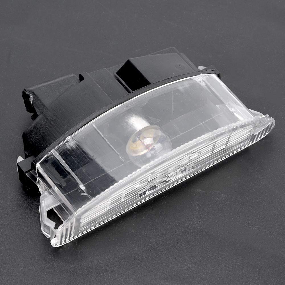 Luz De Matrícula Para Renault Clio II (1998-2005) - Qiilu Repuesto 7700410754 - ABS Resistente - Instalación Fácil Y Rápida
