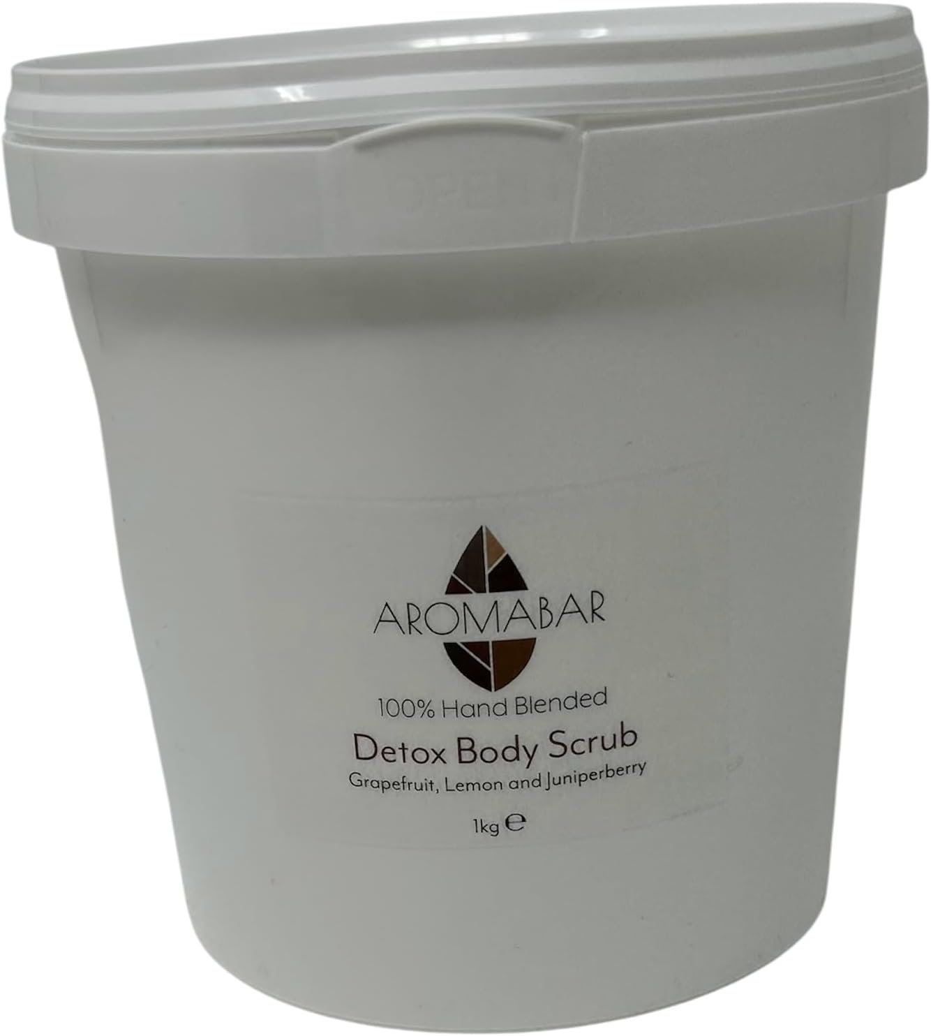 Detox Salt Body Scrub 1kg Grapefruit, Lemon & Juniperberry Essential oils 100% Natural Exfoliating Dead Sea Salt