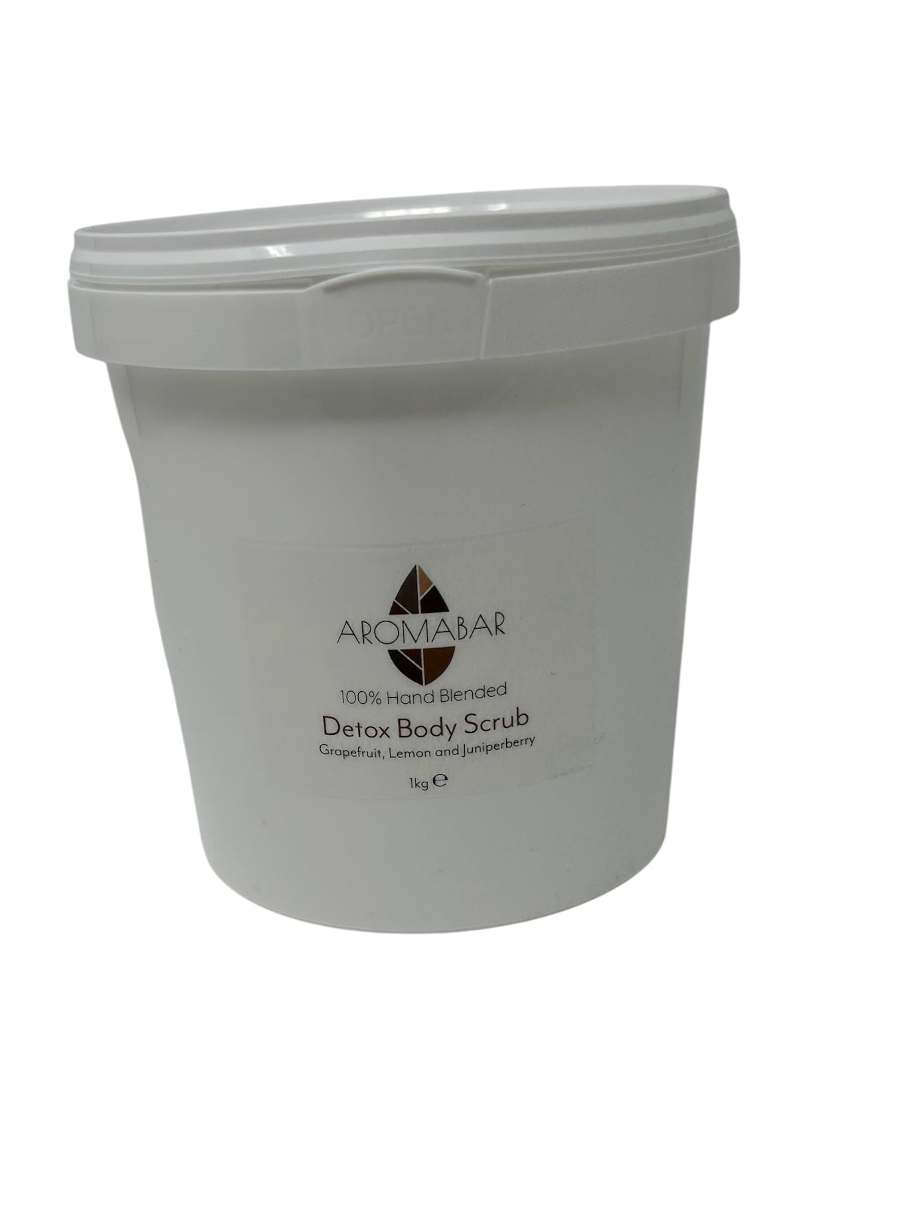 Detox Salt Body Scrub 1kg Grapefruit, Lemon & Juniperberry Essential oils 100% Natural Exfoliating Dead Sea Salt