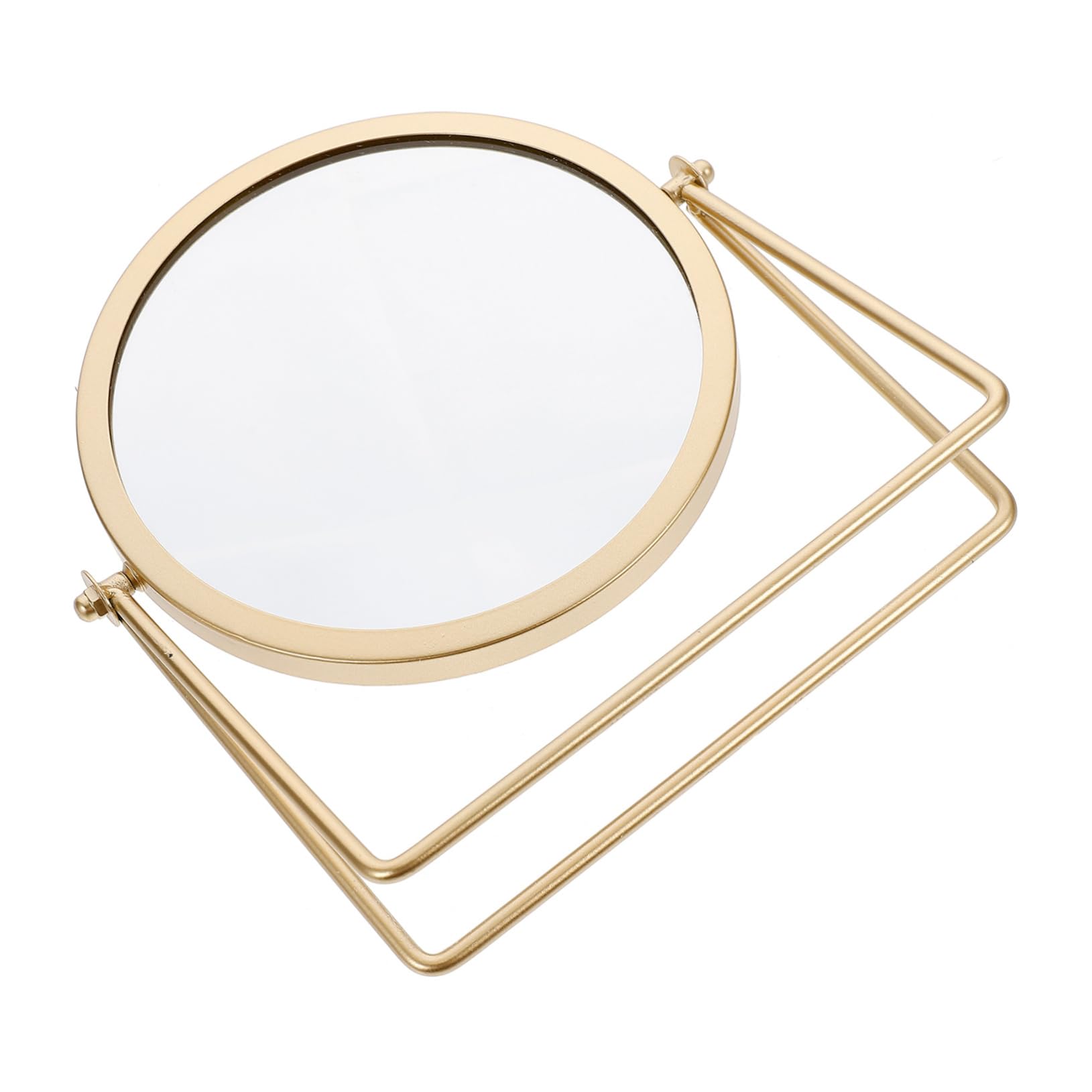Miroir doré rond de bureau Homoyoyo au design épuré chic