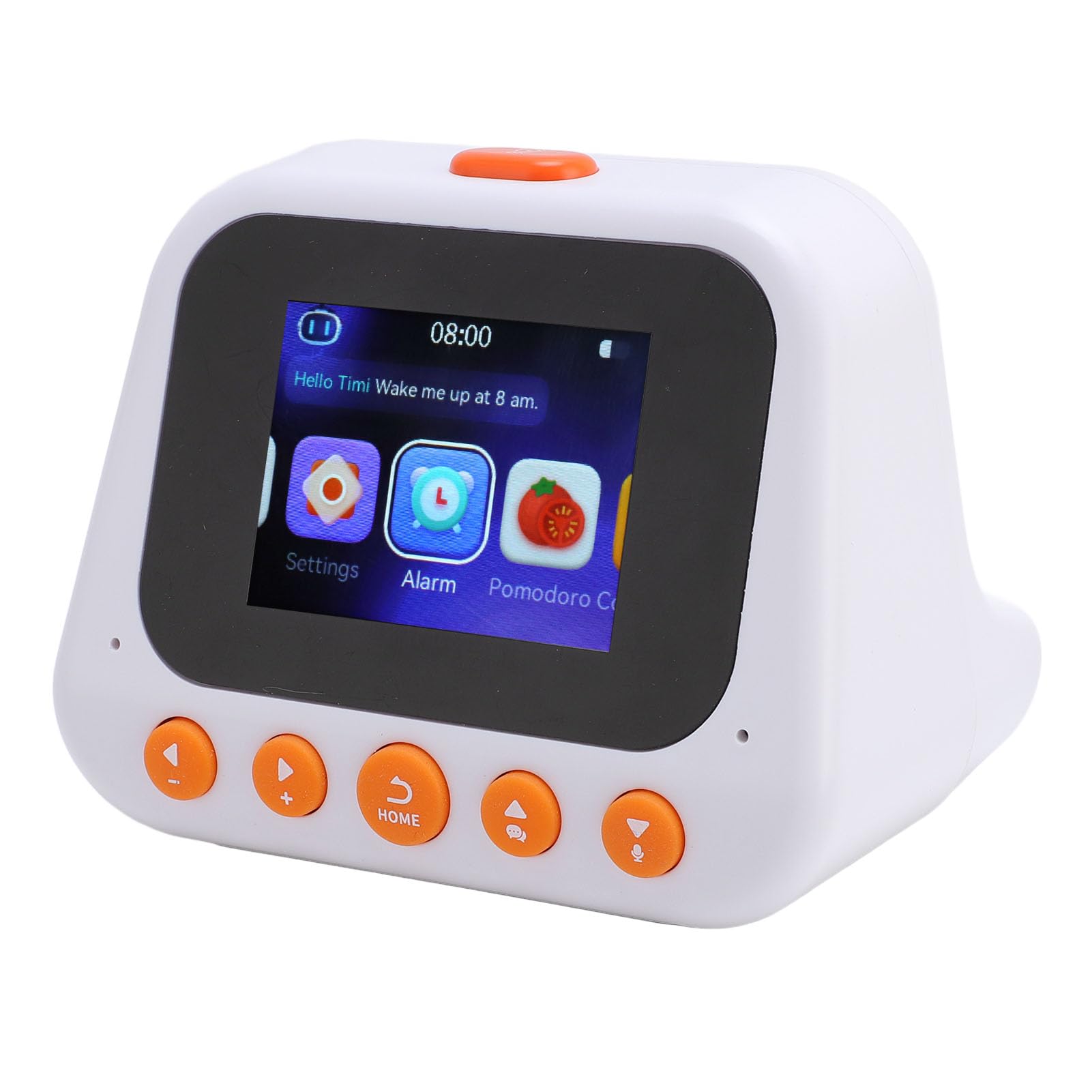 Reloj de Tiempo de Voz AI, Máquina Educación Temprana Traducción Multifuncional con Función Recordatorio para Niños
