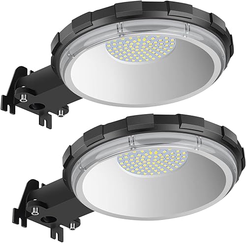 Miniatura 9 de Luz LED de granero, iluminación del atardecer al amanecer para exteriores con 100 W 10000 lm 5000 K luz diurna, luces de inundación de seguridad