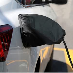 EV Charger Port Cover, Waterproof Outdoor Magnetic Plug Cover for Steel-Bodied Electric Vehicles