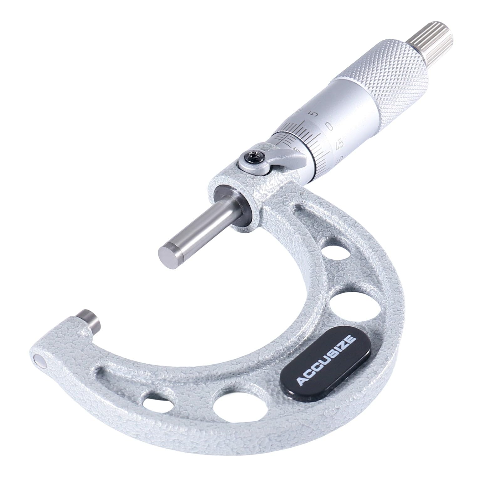 Accusize Industrial Tools Micrometro per esterni ad altissima precisione, 25-50 mm x 0,01 mm, EG00-0050