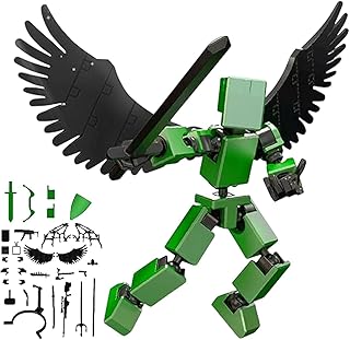 3D-gedruckte Actionfiguren, coole Actionfiguren, beweglicher Roboter, Lernspielzeug zum Bauen, für Kinder, Jugendliche, Erwachsene, Geburtstag, Zuhause