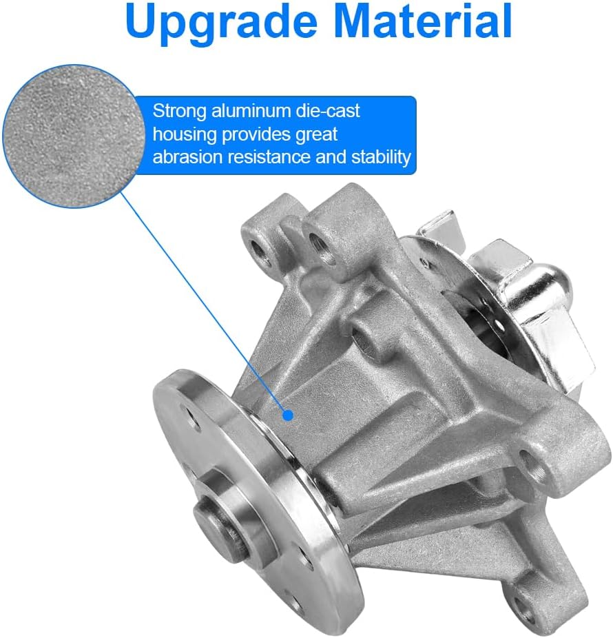 JDMON Engine Water Pump Replaces# AW6247 Replacement for Hyundai Accent Kia Rio 2012-2018, Elantra GT Kona 18-20, Veloster 12-17 19-20, Sonata Tucson Kia Forte5 15-18, Optima 16-19 Soul 10-19 1.6L L4