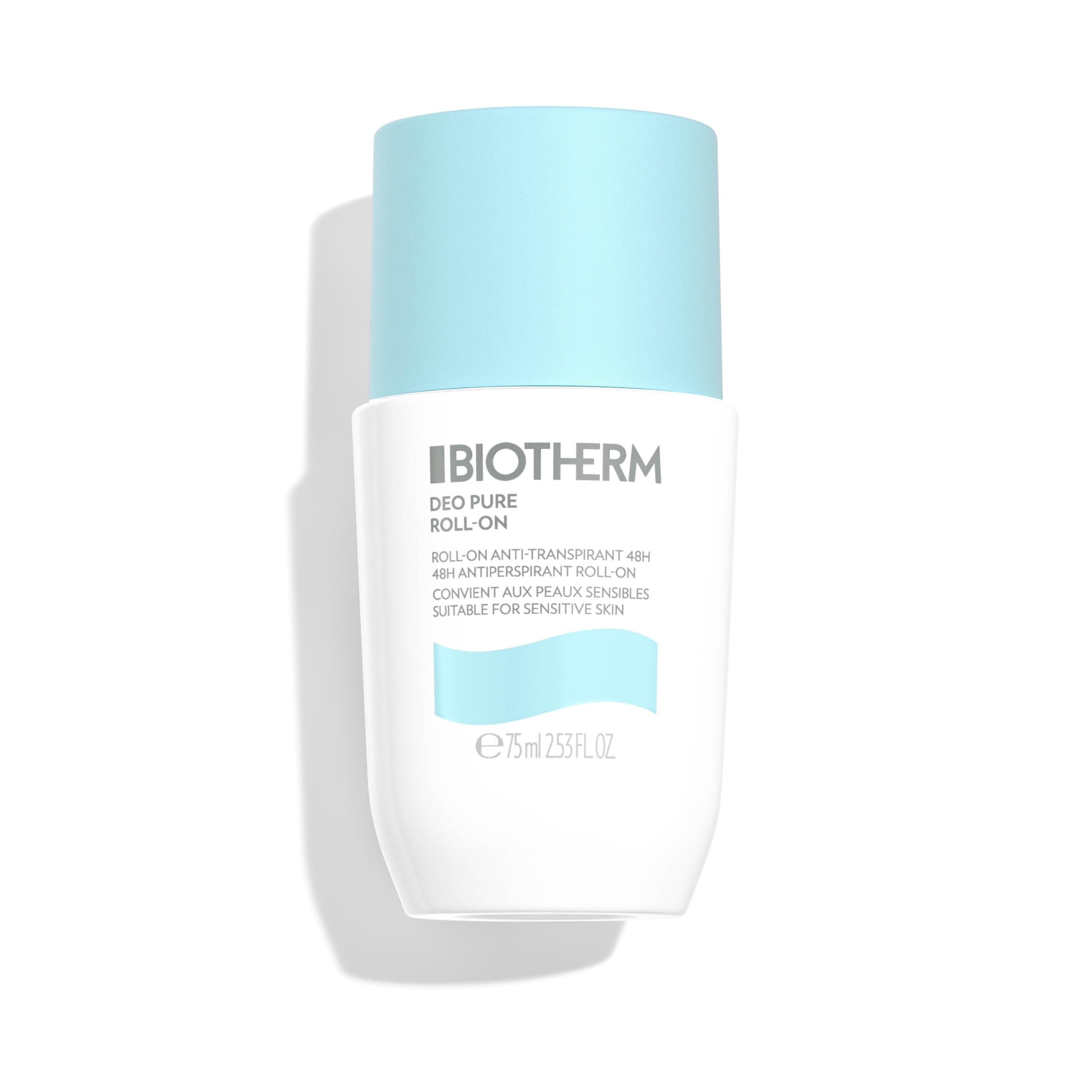 BIOTHERM Deo Pure, Deodorante Antitraspirante, Per Tutti i Tipi di Pelle, Sensazione di Morbidezza e Freschezza Dopo l'Uso, Con Complesso Minerale Attivo, Non Appiccica