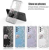 Vista 6 de Funda transparente para Samsung Galaxy A32 5G (6.5", 2021) [Elefante]