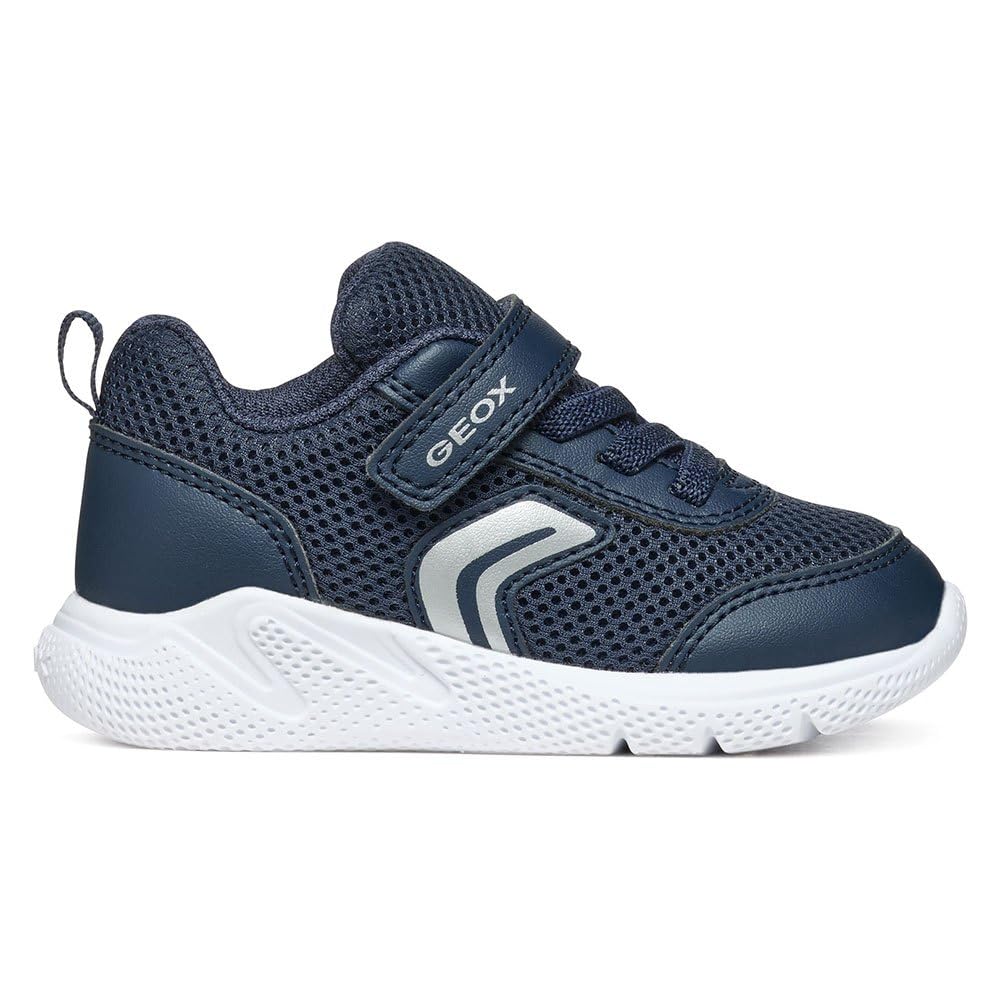 Geox Baby Sprintye Boy 15 Sneaker, Navy, 4.5 Infant