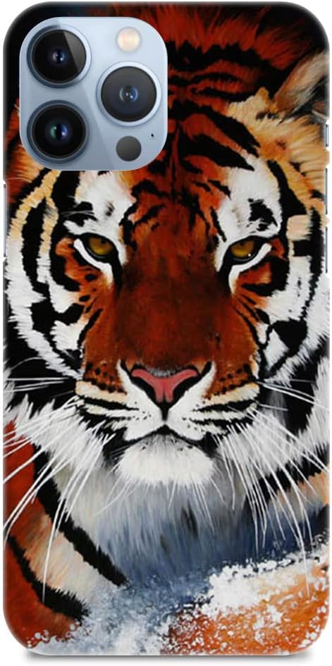 Chiraiyaa Tiger Designer Printed Premium Back Cover Case for Apple iPhone 13 Pro Max
