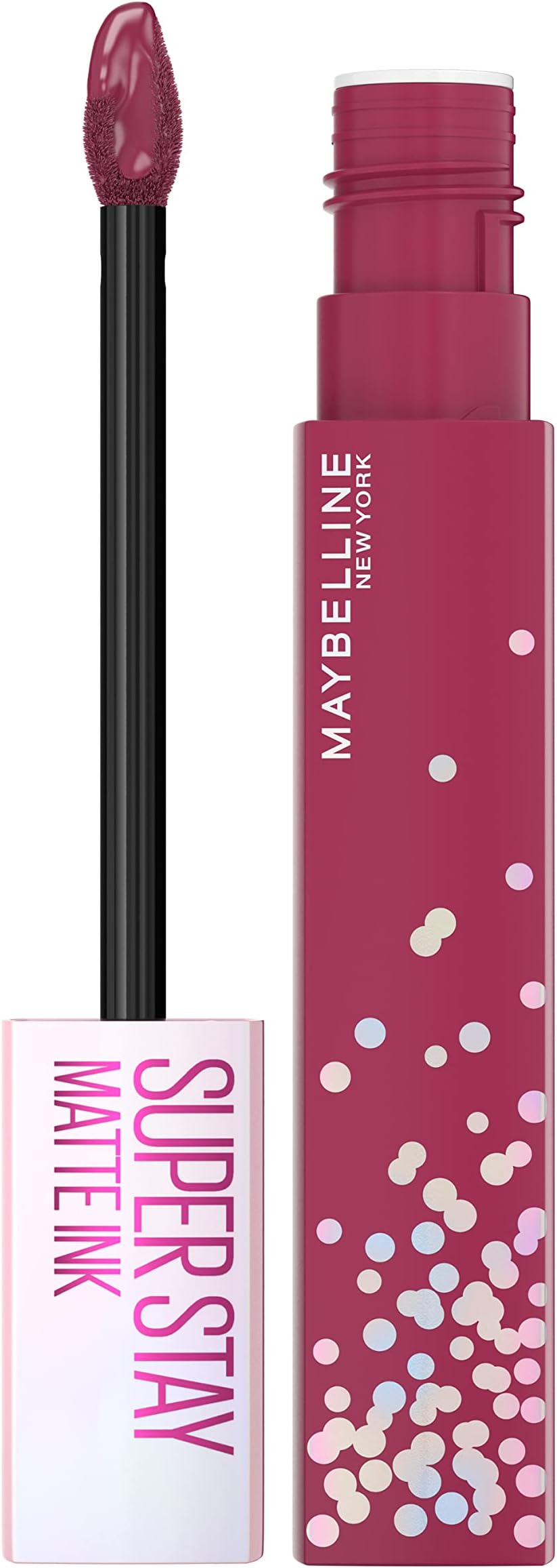 MAYBELLINE New York Super Stay Matte Ink Liquid Lipstick, Transfer Proof, Long Lasting, Limited Edition Birthday Cake Scented Shades, Party Goer, 0.17 Fl Oz