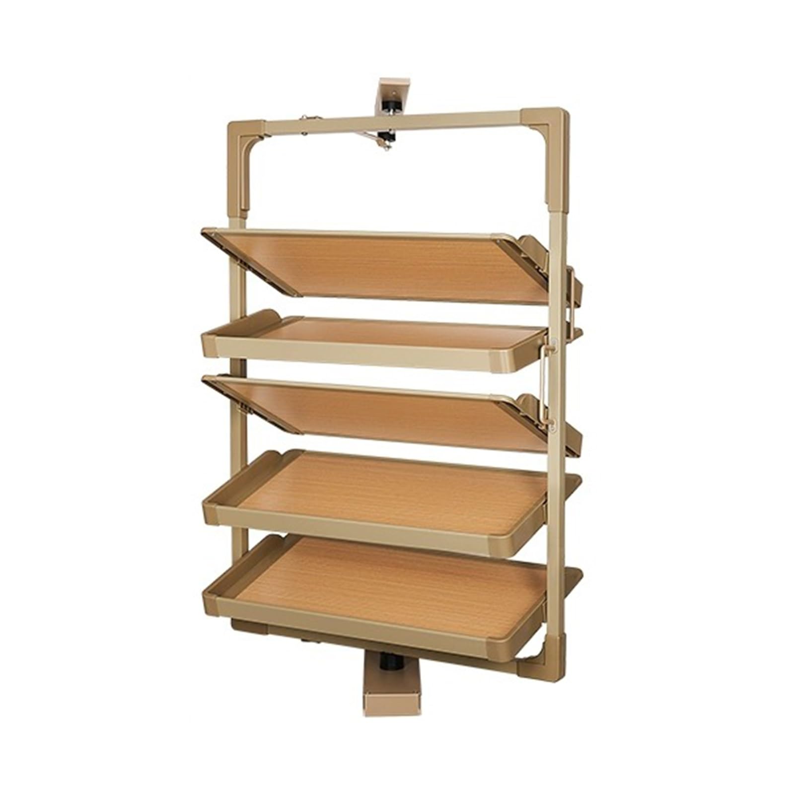 Étagère à chaussures à 7 niveaux rotative à 360 degrés, meuble coulissant en hauteur ajustable