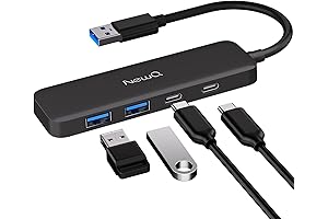 Dual USB C USB A 3.0 Hub: Upgrade Your Connectivity with 4 Versatile Ports