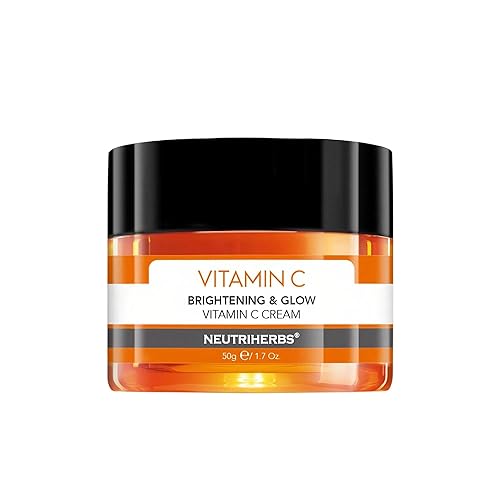 Neutriherbs Crema facial con vitamina C, crema hidratante facial de día y noche, hidratante suavizante y suavizante de la piel, 1.7 onzas