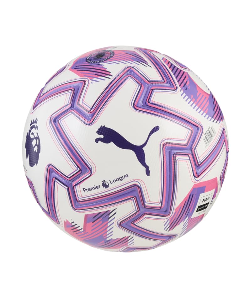 PUMA Orbita Pro Premier League Ball - Officially Licensed for Season 25/26, Fusion Construction, 32 Panels, Soft Touch, Excellent Flight, Air Retention