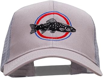 Bass Fishing Embroidered Prostyle Mesh Cap