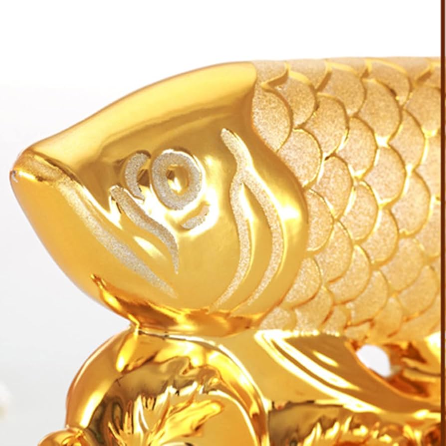 Amazon.co.jp: 金龍魚の置物 風水 金龍魚 S インテリア リビング