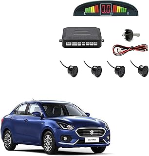 Adroitz Car Parking Sensor for Maruti Suzuki Swift Dzire, Black