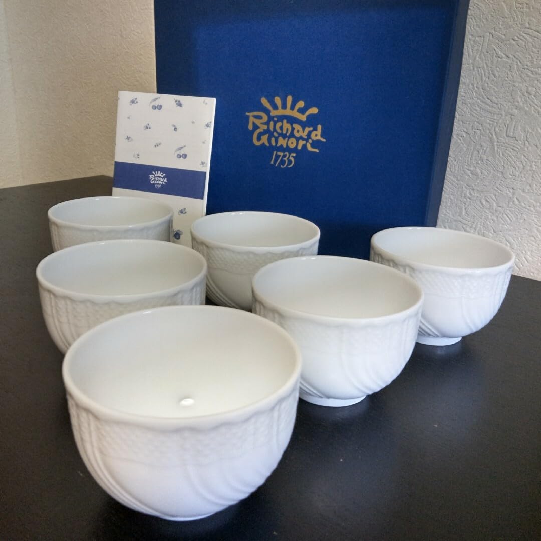 Amazon | リチャードジノリ 湯呑み 6客セット | ノーブランド品 | 湯呑み