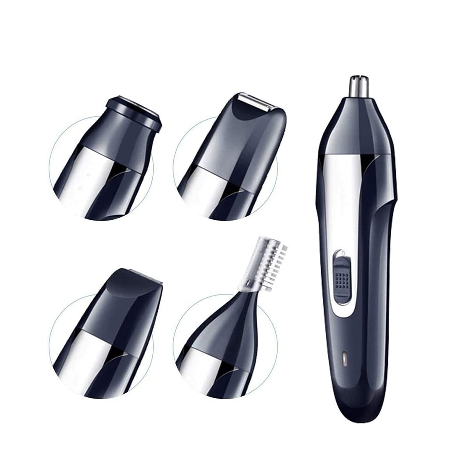 5 in 1 Ear and Nose Hair Trimmer for Men Eyebrow Trimmer Facial Hair Remover Electric Painless Nose