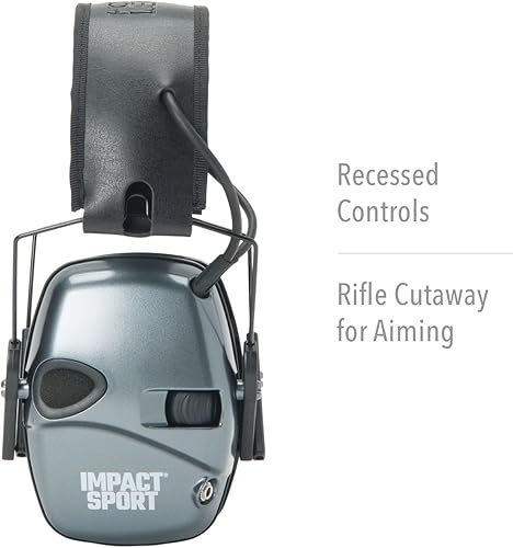 Miniatura 3 de Howard Leight by Honeywell, Impact Sport - Orejera electrónica para tiro con amplificación de sonido