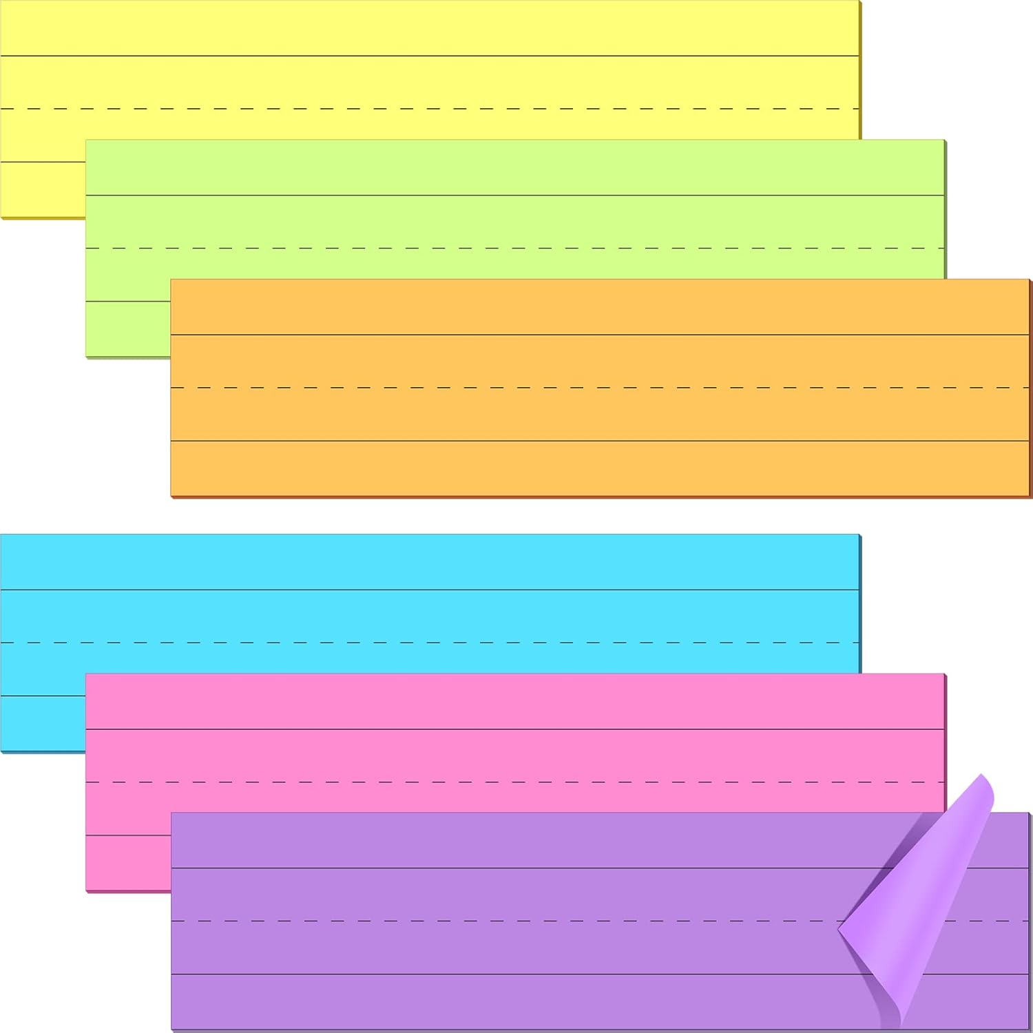 Fainne 1200 Sheets Sentence Strips for Teachers 3 x 12 Inch