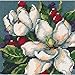 Dimensions 07217 Magnolia Pair Flower Needlepoint Kit, 5" W x 5" H