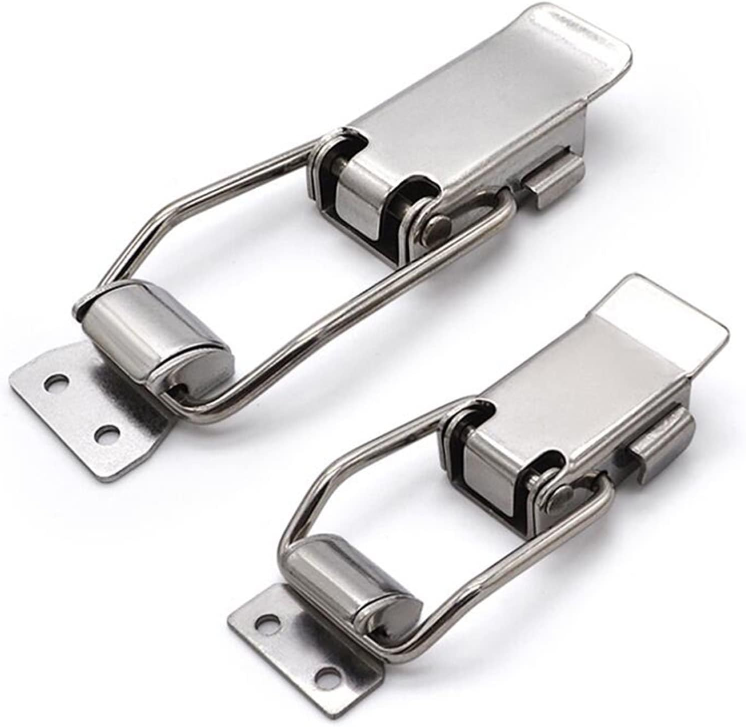Hardware Electric Box Lockable Draw Latch Stainless Steel 60x22 85x26 Toggle Hasp for Electric Cabinet 1Pcs(47mm)