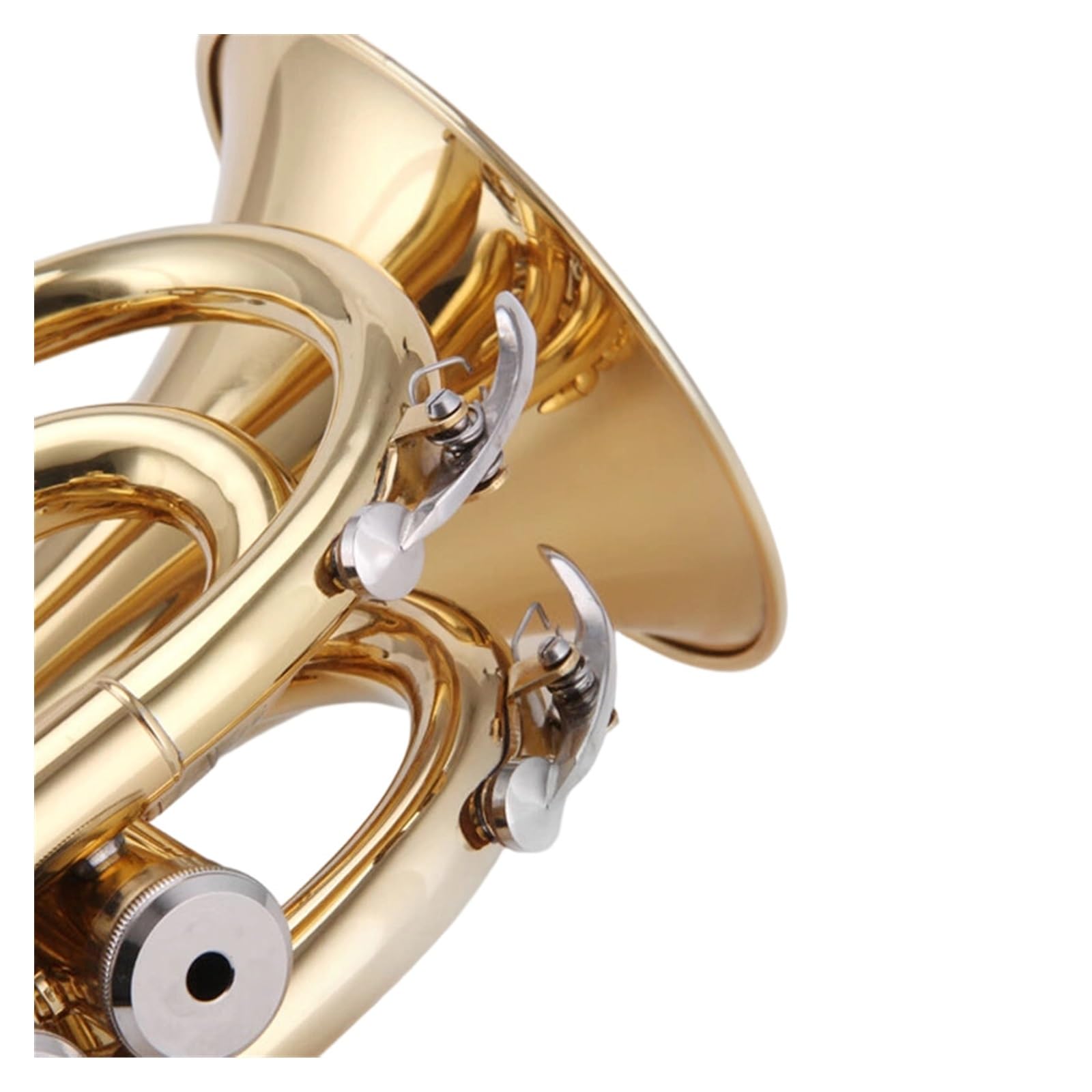 Trompetas Para Adultos Instrumento Musical Trompeta De Bolsillo Lacada En Oro Profesional Adulto Principiante Práctica