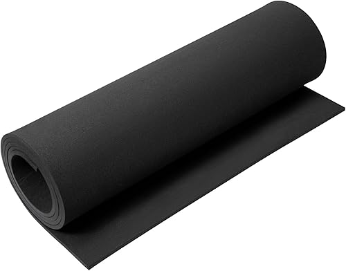 Black EVA Craft Foam Sheets Roll, Foam Cosplay, Large Size 16 x 59inches, 5mm Thick. for Cosplay Costume, Christmas, All Saints' Day, Modeling, disponible en Yaxa Colombia