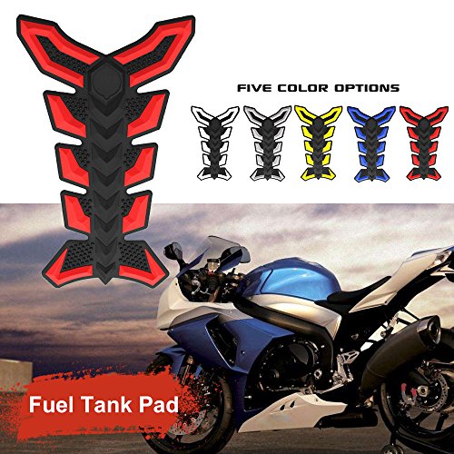 Universal Motocicleta 3D Borracha Tanque De Combustível De Óleo De Gás Pad Protector Adesivo Decalqu