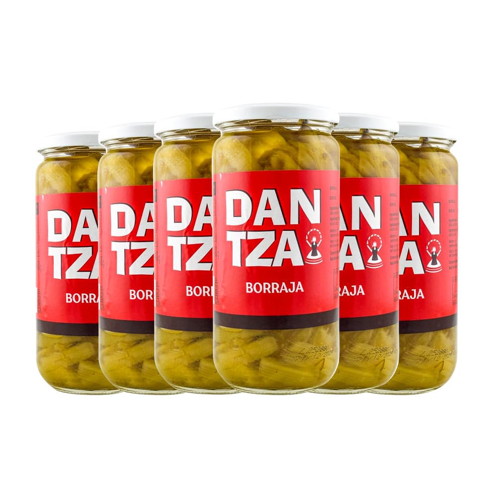 Borraja de Navarra extra Dantza 660 g pack de 6 frascos
