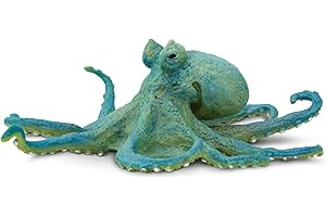 Exquisite Safari Ltd Rubber Octopus Figurine: Educational Toy for Ages 3+