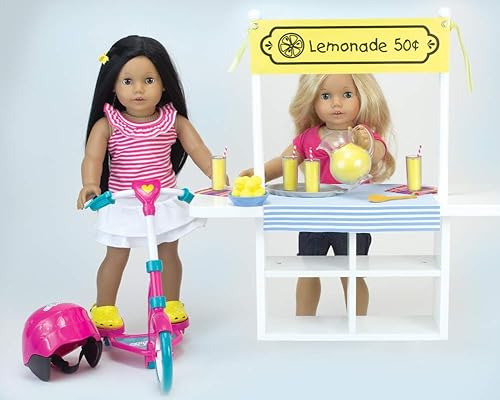 Miniatura 5 de Sophia's Juego de 21 piezas de postres y limonada fresca para muñecas de 18 pulgadas, multicolor