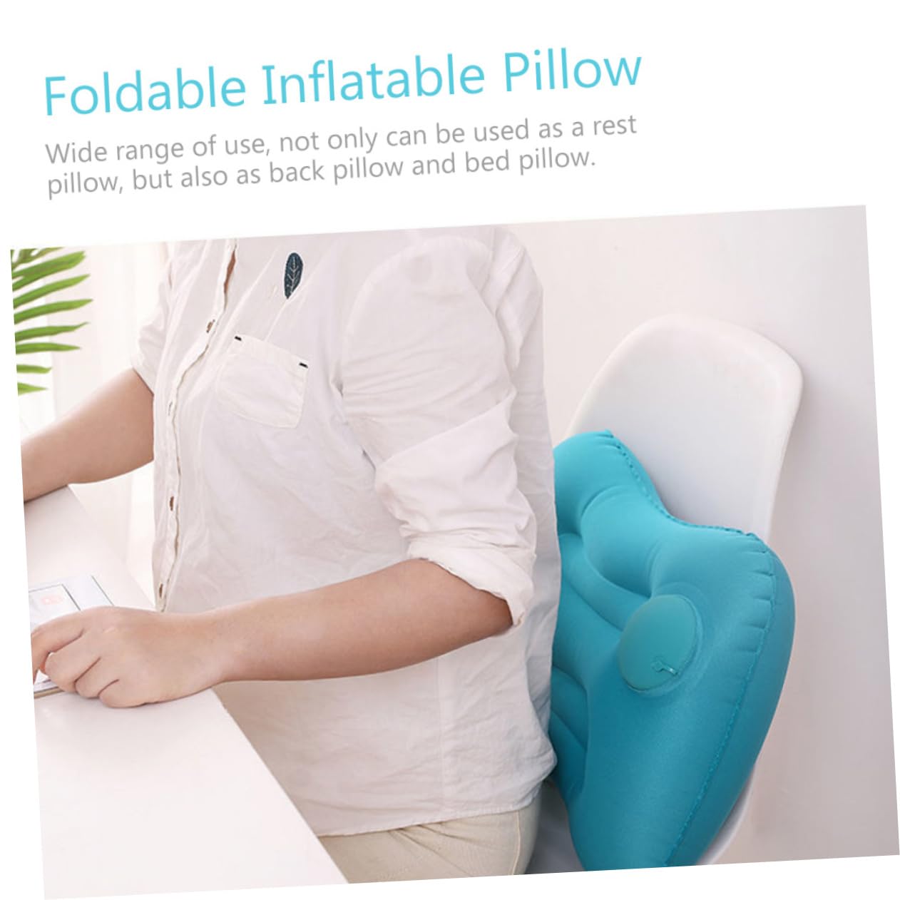3pièces Coussin De Voyage Gonflable Oreiller Portable pour Camping Et Activités De Plein Pratique Et Confortable Pliable Et Facile à Transporter Couleur Vert