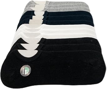 SOCKS Premium Bambu 12  ift Siyah-Beyaz-Lacivert-Gri Unisex Diki siz G r nmez Sneaker  orap S YAH BEYAZ GR  LAC VERT -1