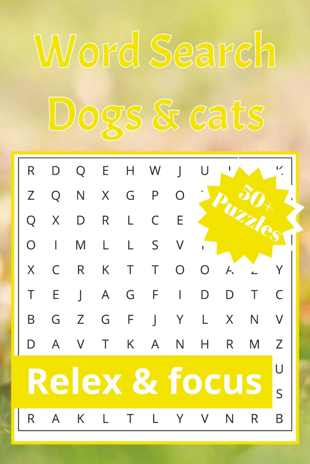 word search dogs & cats: Love dogs or cats? Then you’re going to have a tail-wagging good time with this puzzle!