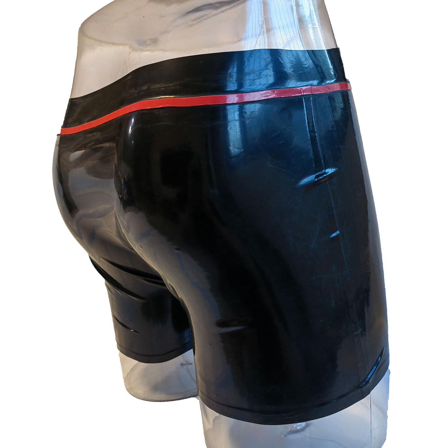 Caleçon en Latex à la Mode pour Hommes,sous Vêtements en Latex avec Trou pour Pénis,Culottes en Latex pour Hommes Costume de Cosplay Vêtements de Club