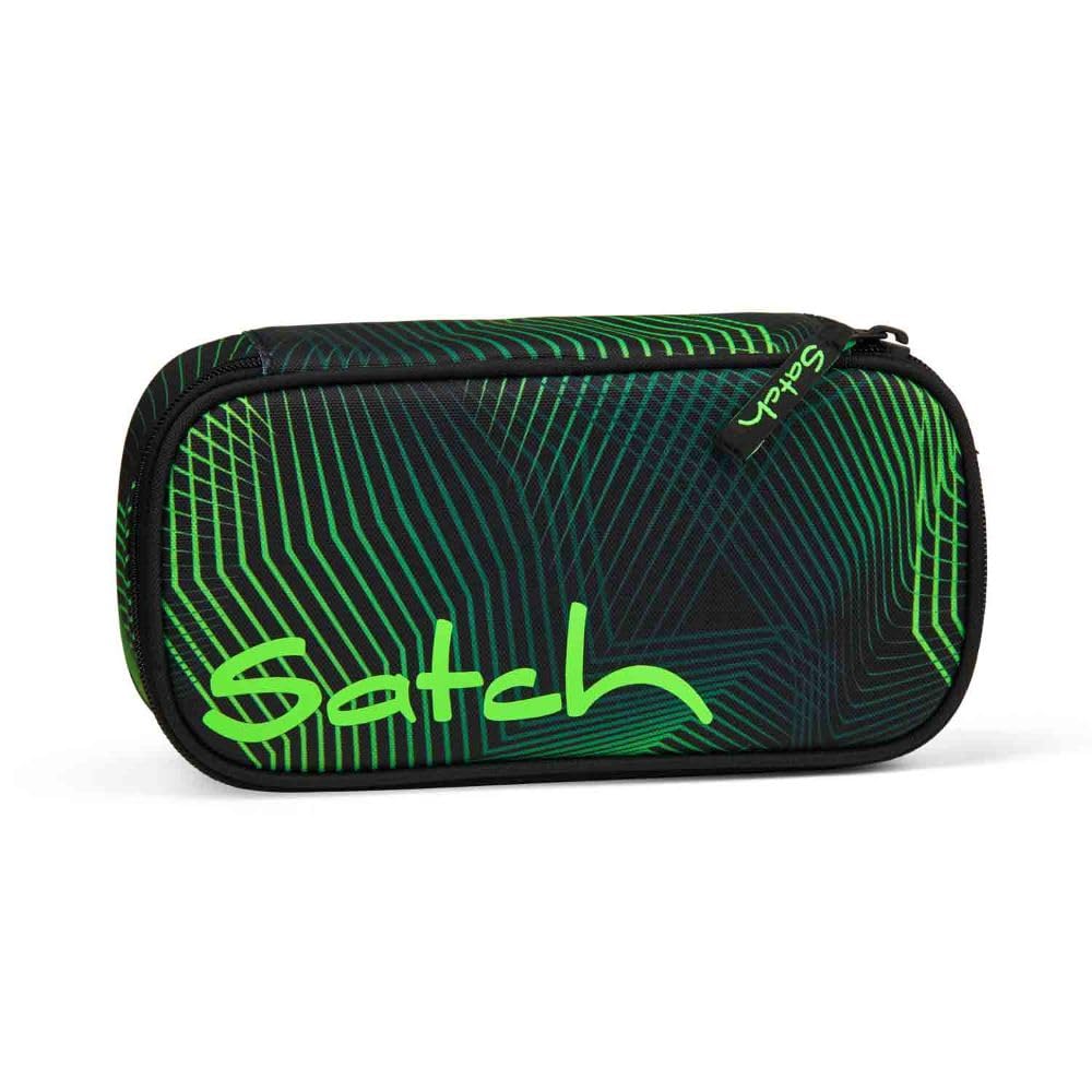 Satch Match Plus Schulrucksack Set 3tlg. inkl. Schlamperbox und Sporttasche (Seismic Green)