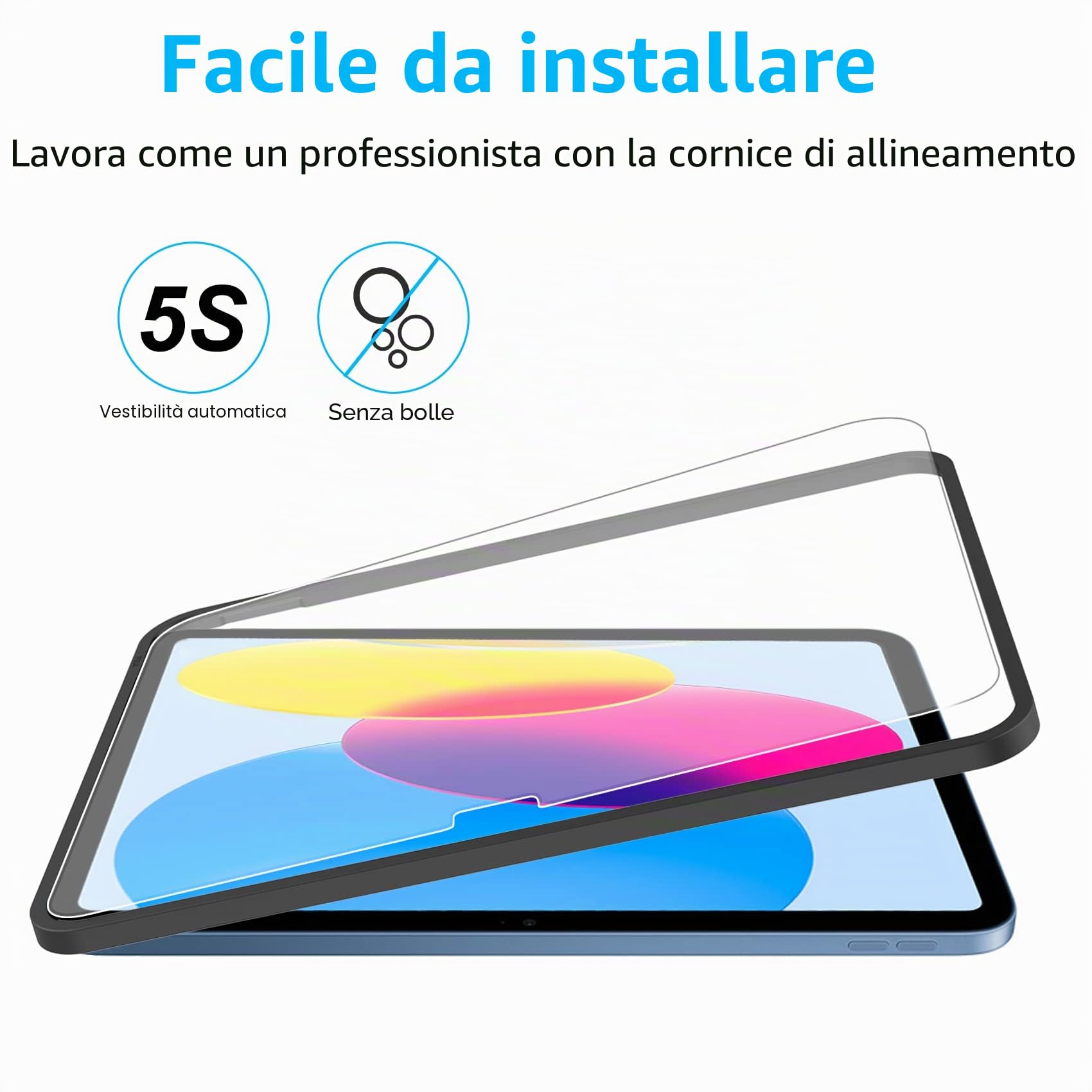 Mothca Pellicola Opaca per iPad A16 11" 2025, Vetro Temperato Opaco 9H Antiriflesso 2 Pezzi