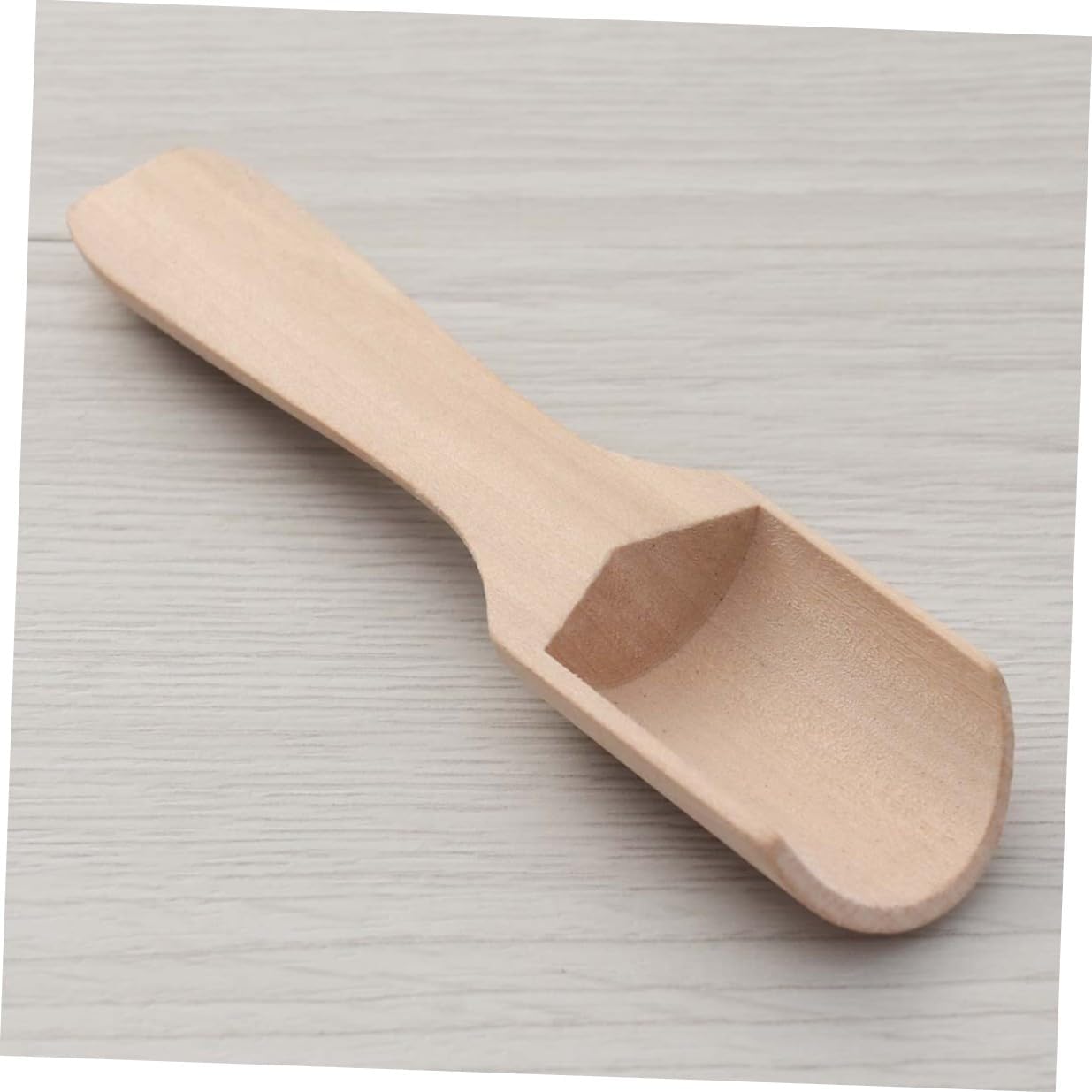 15pcs Wooden Tea Scoop Set 2.8x11cm Flat Handle Small Salt and Milk Powder Scoops Teaware Accessories for Loose Leaf Tea and Measuring
