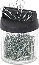 Wedo Round Paper Clip Dispenser with Magnet Filled with 125 Paper Clips